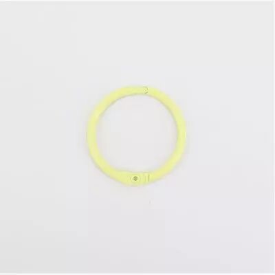 ANNEAUX METAL DE COULEUR 25 MM - JAUNE