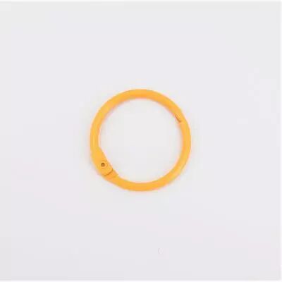 ANNEAUX METAL DE COULEUR 25 MM - ORANGE