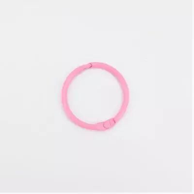 ANNEAUX METAL DE COULEUR 25 MM - ROSE
