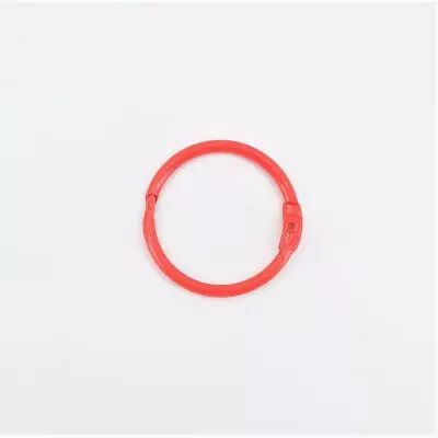 ANNEAUX METAL DE COULEUR 25 MM - ROUGE
