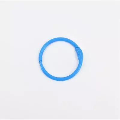 ANNEAUX METAL DE COULEUR 25 MM - TURQUOISE