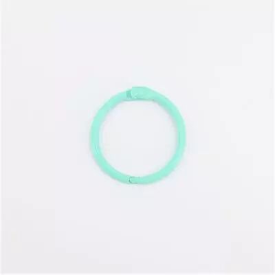 ANNEAUX METAL DE COULEUR 25 MM - VERT D\'EAU