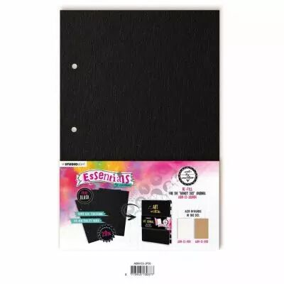 Art By Marlene Journal Pages 6.7\ X9.45\  Nr. 04, Black