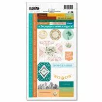 Autocollants 15x30cm Terre & Jasmin