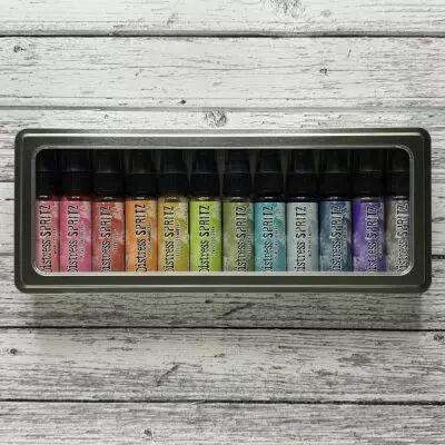 Boite de rangement m�tal pour spritz distress