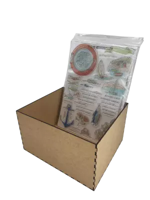 BOITE DE RANGEMENT POUR TAMPONS A4 PROFONDEUR 20 CM