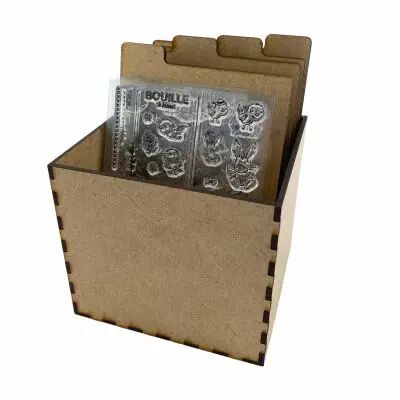 BOITE POUR TAMPONS A6 - 10,5*14,8 CM