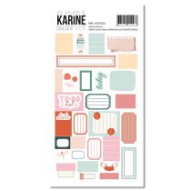 Bonjour l\'été - stickers étiquettes - Les Ateliers de Karine