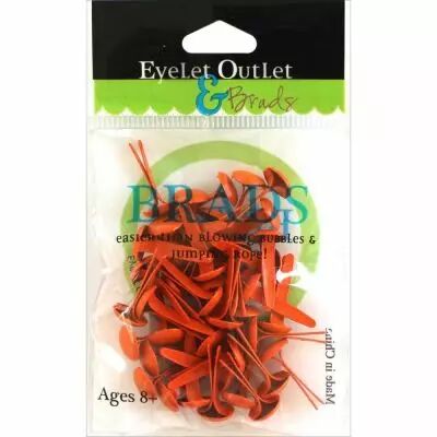 BRADS 8MM ORANGE