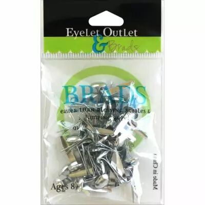 BRADS 8MM SHINNY SILVER