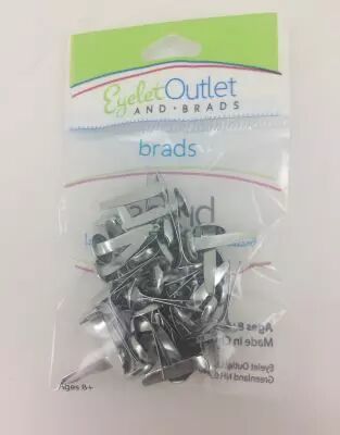 BRADS BRUSHED SILVER