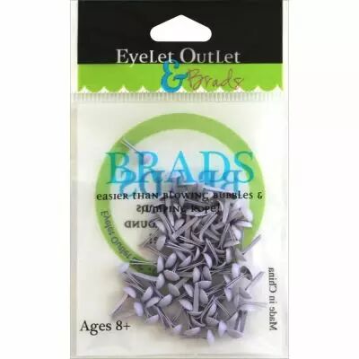 BRADS ROUND PASTEL PURPLE