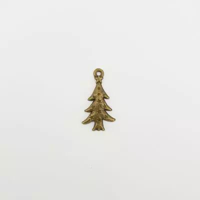 BRELOQUE SAPIN DE NOEL - BRONZE