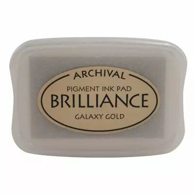 BRILLIANCE PIGMENT INK PAD - Galaxy Gold