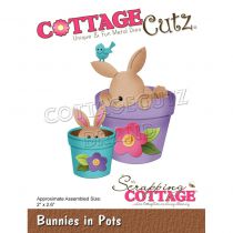 Bunnies In Pots 2\"X2.6\"