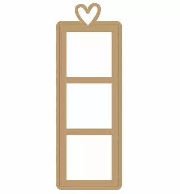 CADRE 10,3*29,2 CM AVEC COEUR