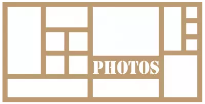 CADRE 30*60 14 CASES PHOTOS