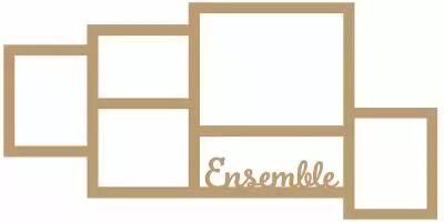 CADRE 30*60 6 CASES ENSEMBLE