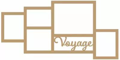 CADRE 30*60 6 CASES VOYAGE