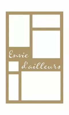 CADRE 40*25 VERT ENVIE D\'AILLEURS