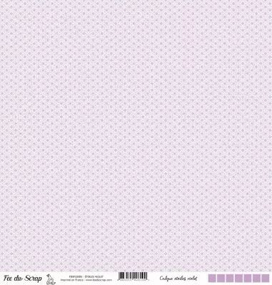 Calque �toiles - Violet