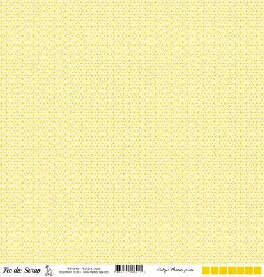 Calque flocons - Jaune