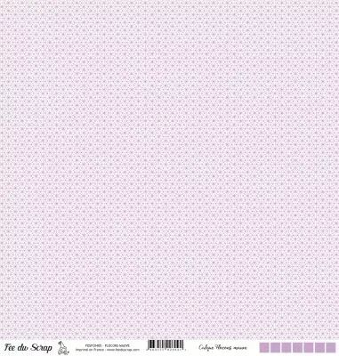 Calque flocons - Mauve