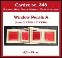 Cardzz dies no. 348, Window panels A (fits CLCZ396 and CLCZ398)