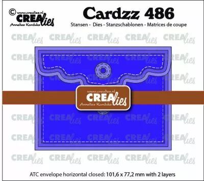 Cardzz dies no. 486, ATC envelope horizontal Panel A