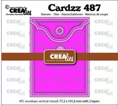 Cardzz dies no. 487, ATC envelope vertical Panel C
