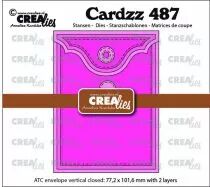 Cardzz dies no. 487, ATC envelope vertical Panel C