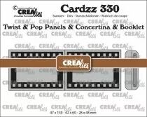 Cardzz meurt non. 330, Twist & Pop A5, Panels & Leporello & Mini livret de pellicules