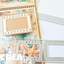 Cardzz meurt non. 330, Twist & Pop A5, Panels & Leporello & Mini livret de pellicules