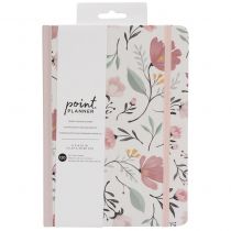 Carnet Point Planner Perfect Bound Planner 6\ X8\  Floral - Dot Grid - 120 Sheets