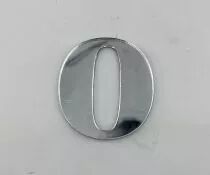 CHIFFRE EN PLEXI 0, COULEUR AU CHOIX