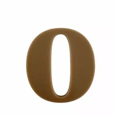 CHIFFRE EN PLEXI 0 COULEUR AU CHOIX