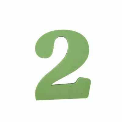 CHIFFRE EN PLEXI 2 COULEUR AU CHOIX