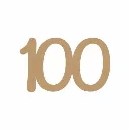 CHIFFRE MDF 3 MM 100