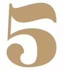 CHIFFRE MDF 3 MM 5