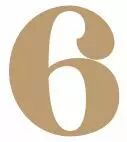CHIFFRE MDF 3 MM 6