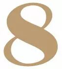 CHIFFRE MDF 3 MM 8