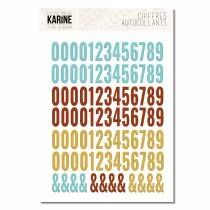 Chiffres assortis &agrave; la collection Terre & Jasmin