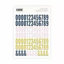 Chiffres assortis avec la collection culture sud