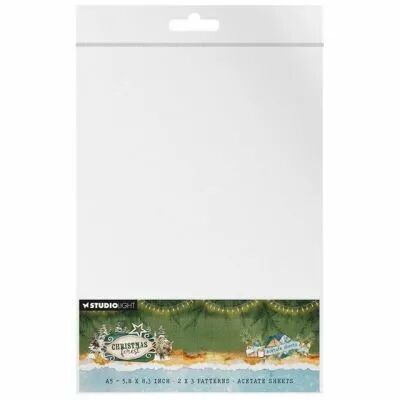 Christmas Forest Acetate sheets Snow & Landscape