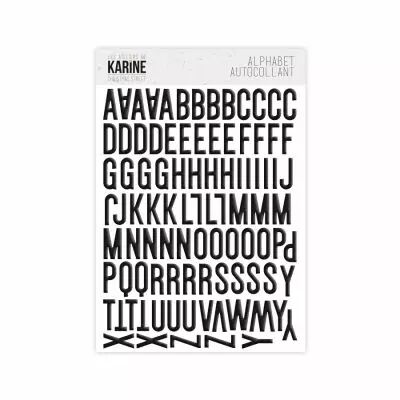 Christmas Street - Alphabet Noir - Les Ateliers de Karine