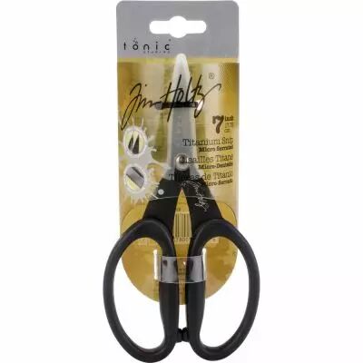 CISEAUX 17 CM Non-Stick Titanium Micro Serrated Scissors 7\ 