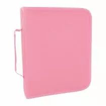 CLASSEUR 3 ANNEAUX POCHETTES ROSE