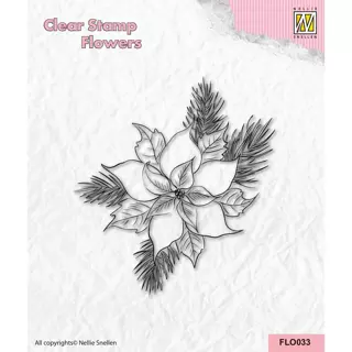 Clear Stamps Poinsetta
