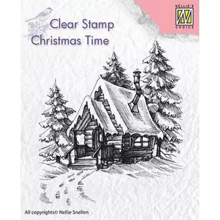Clear Stamps Snowy House-2