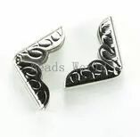 COIN EN METAL 1.5*1.5 CM ARGENT
